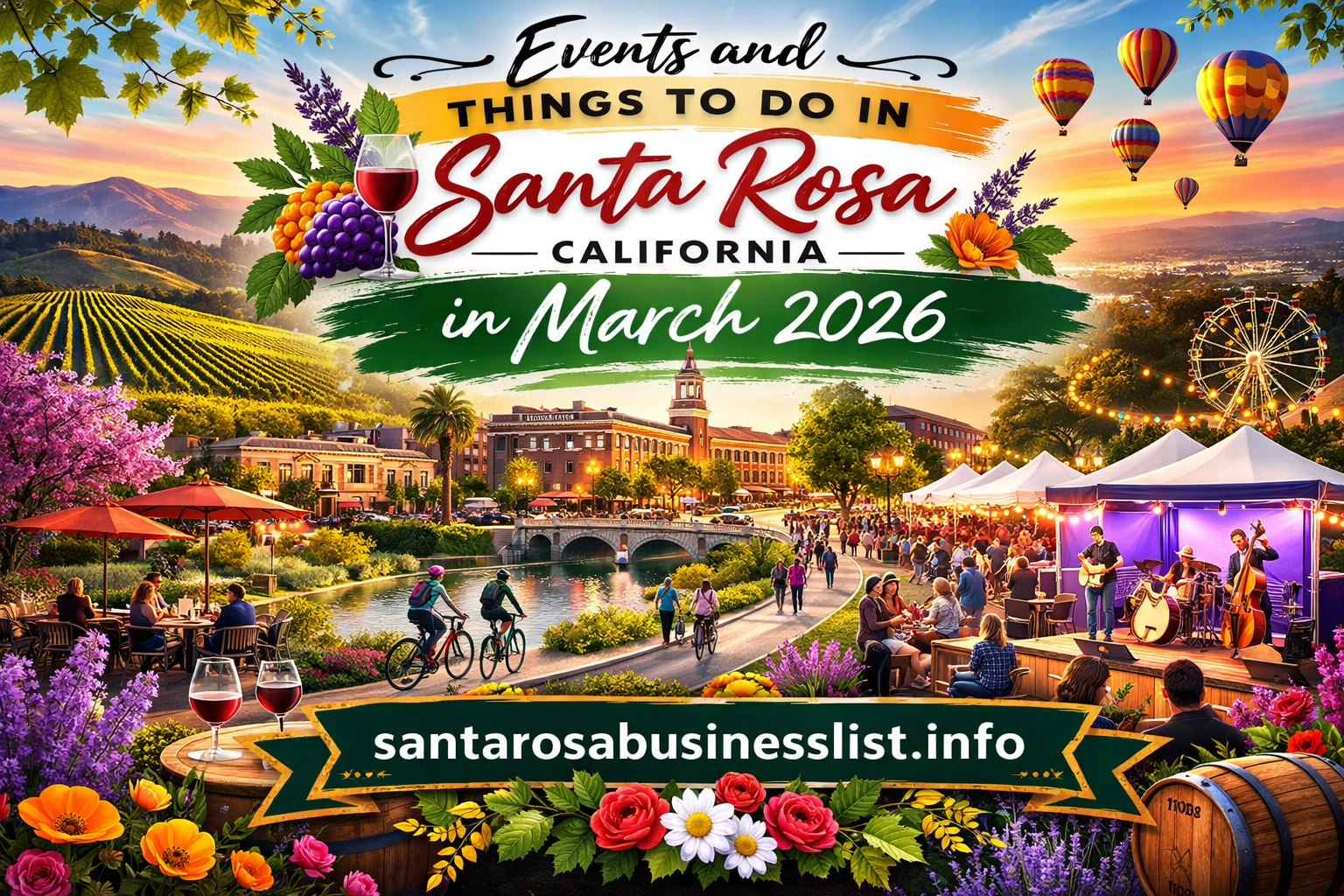 Events and Things to Do in Santa Rosa California in March 2026