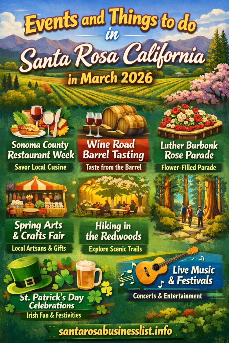 Read more about the article Events and Things to do in Santa Rosa in March 2026