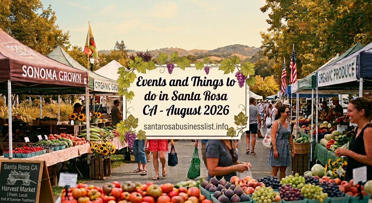Read more about the article Events and Things to do in Santa Rosa in August 2026